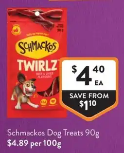 Foodworks Schmackos Twirlz offer