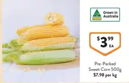 Foodworks Pre-Packed Sweet Corn offer