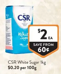 Foodworks CSR White Sugar offer