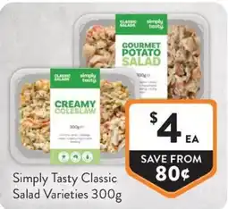Foodworks Simply Tasty Classic Salad Varieties offer
