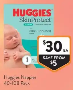 Foodworks Huggies Nappies offer