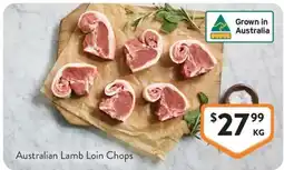 Foodworks Australian Lamb Loin Chops offer