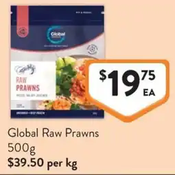 Foodworks Global Raw Prawns offer
