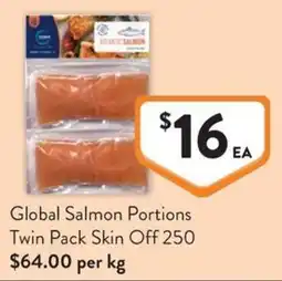Foodworks Global Salmon Portions offer