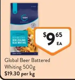 Foodworks Global Beer Battered Whiting offer