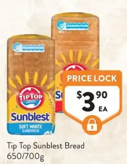 Foodworks Tip Top Sunblest Bread offer