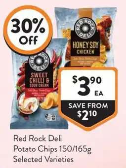 Foodworks Red Rock Deli Potato Chips offer