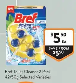Foodworks Bref Toilet Cleaner 2 Pack offer
