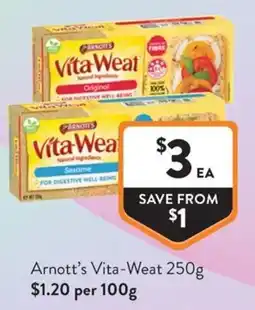 Foodworks Arnott's Vita-Weat offer