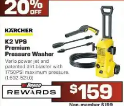 Repco Karcher K2 VPS Premium Pressure Washer offer