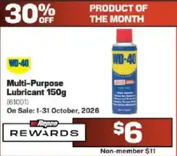 Repco WD-40 Multi-Purpose Lubricant offer