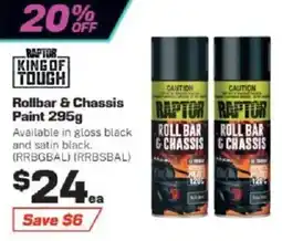 Repco Raptor Rollbar & Chassis Paint offer