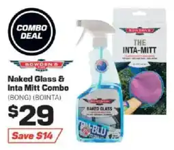 Repco Bowden's Naked Glass & Inta Mitt Combo offer