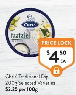 Foodworks Chris' Traditional Dip offer