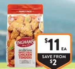 Foodworks Ingham's Sweet Chilli Chicken Tenders offer