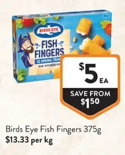 Foodworks Birds Eye Fish Fingers offer