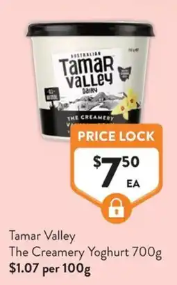 Foodworks Tamar Valley The Creamery Yoghurt offer
