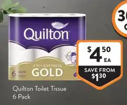 Foodworks Quilton Toilet Tissue offer
