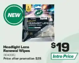 Repco Headlight Lens Renewal Wipes offer