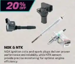 Repco NGK & NTK ignition coils and spark plugs and sensors offer