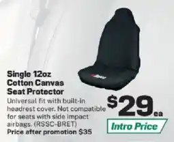 Repco Single 12oz Cotton Canvas Seat Protector offer