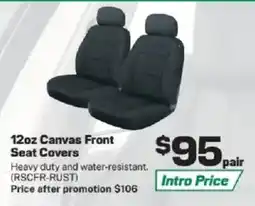 Repco 12oz Canvas Front Seat Covers offer