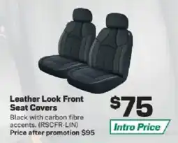 Repco Leather Look Front Seat Covers offer