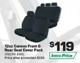 Repco 12oz Canvas Front & Rear Seat Cover Pack offer