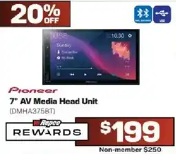 Repco Pioneer 7" AV Media Head Unit offer
