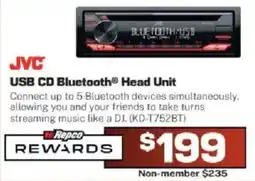 Repco JVC USB CD Bluetooth Head Unit offer