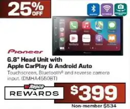 Repco Pioneer 6.8" Head Unit with Apple CarPlay & Android Auto offer