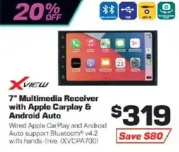 Repco XVIEW 7" Multimedia Receiver with Apple Carplay & Android Auto offer