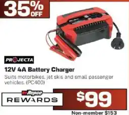 Repco Projecta 12V 4A Battery Charger offer