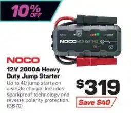 Repco Noco 12V 2000A Heavy Duty Jump Starter offer