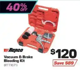Repco Repco Vacuum & Brake Bleeding Kit offer