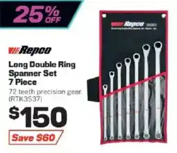 Repco Repco Long Double Ring Spanner Set offer