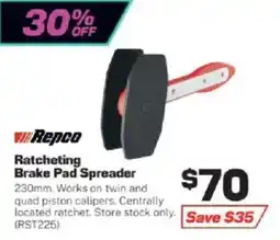 Repco Repco Ratcheting Brake Pad Spreader offer