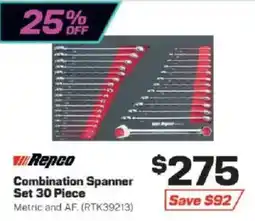 Repco Repco Combination Spanner Set 30 Piece offer