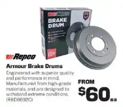 Repco Repeco Armour Brake Drums offer