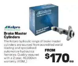 Repco Kelpro Brake Master Cylinders offer