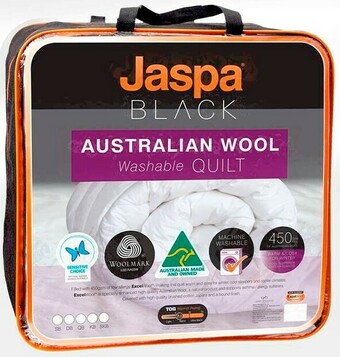 Spotlight 30% off Jaspa Australian Wool Washable Quilt offer