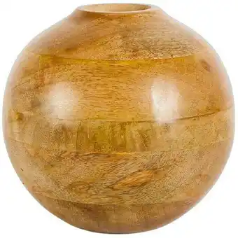 Spotlight 30% off Round Wooden Vase offer