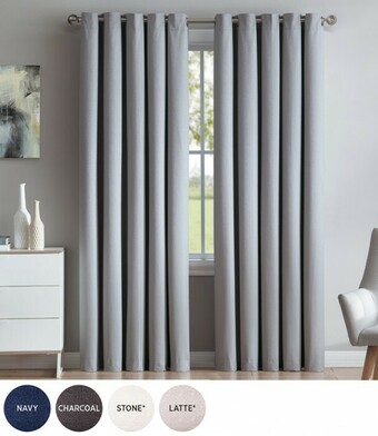 Spotlight 40% off Abbey Blockout Eyelet Curtains offer