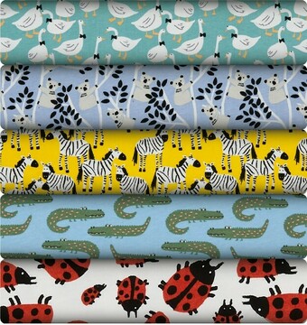 Spotlight Print & Plain Cotton Jersey Including Organic Cotton Jersey offer