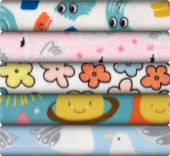 Print & Plain Peak Polar Fleece