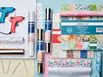 Spotlight 25% off Crafters Choice Vinyl, Paper & Glue offer