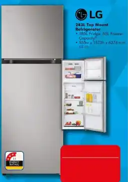 The Good Guys LG 243L Top Mount Refrigerator offer