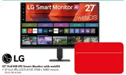 The Good Guys LG 27" Full HD IPS Smart Monitor with webOS offer