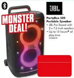 The Good Guys JBL PartyBox 520 Portable Speaker offer