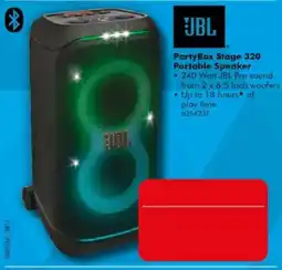The Good Guys JBL PartyBox Stage 320 Portable Speaker offer